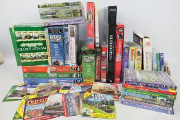 A collection of railway related and similar DVDs and sets.