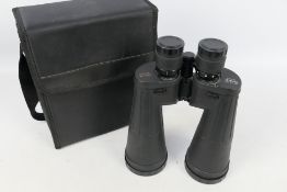 A pair of Sunagor Mega Zoom binoculars, 15 - 80 x 70, in carry case.