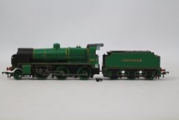 Hornby - an OO gauge model 2-6-0 locomotive and tender, running no 1854,