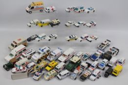 Corgi - Matchbox - Others - Over 40 unboxed diecast and plastic model Emergency vehicles in