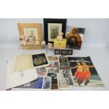 Mixed collectables to include Piggin figures, theatre programmes, postcards, commemorative crowns,