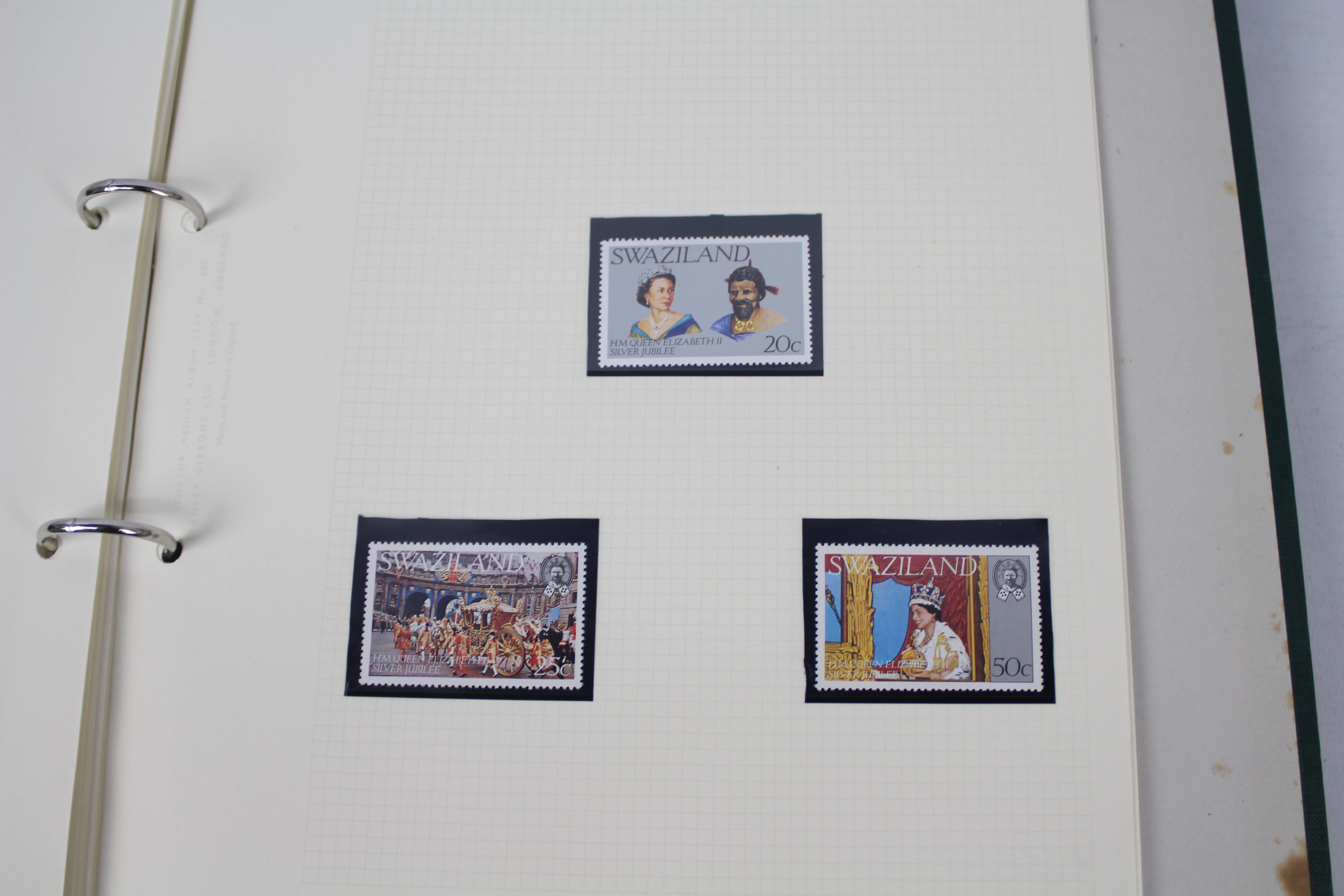 Philately - An album of Commonwealth mint stamps commemorating Queen Elizabeth II Silver Wedding - Image 7 of 8