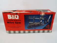 A boxed Precision Deep Cut Mitre Saw.