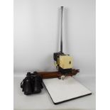 A vintage photograph enlarger,