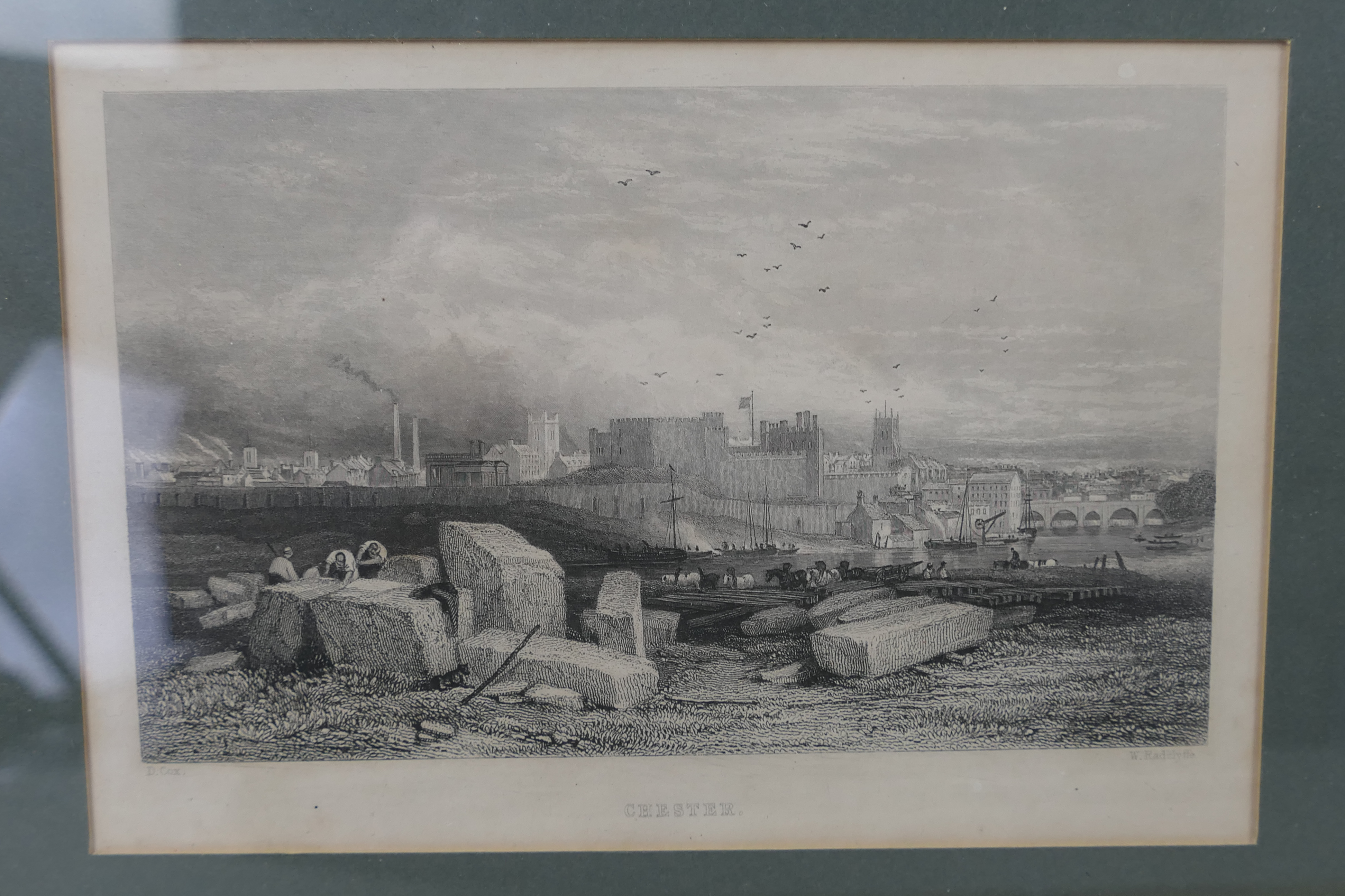 A collection of framed prints / engravings depicting scenes of Chester, - Image 6 of 6