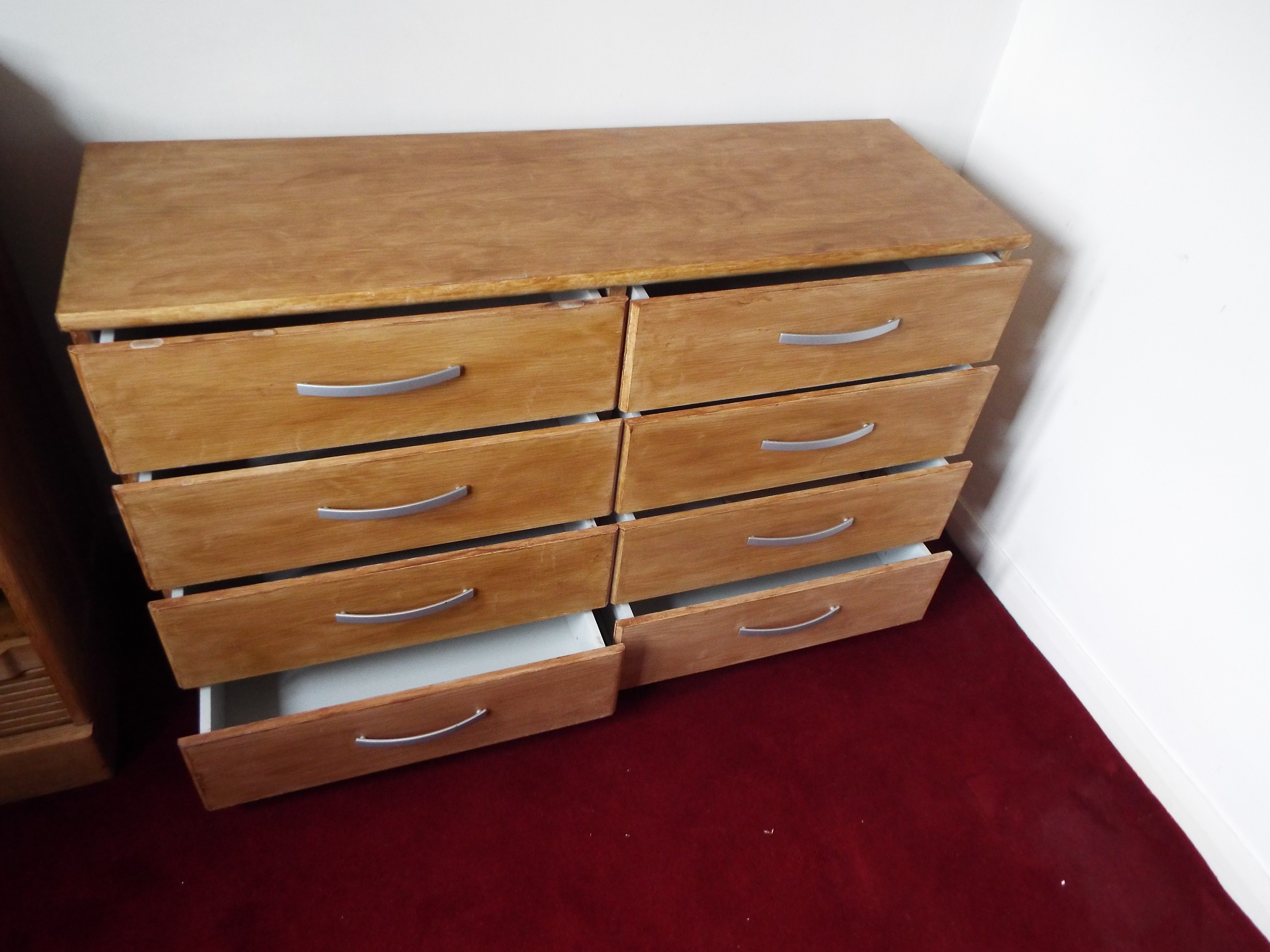 A chest of eight drawers measuring approximately 74 cm 162 cm x 40 cm. - Image 3 of 3