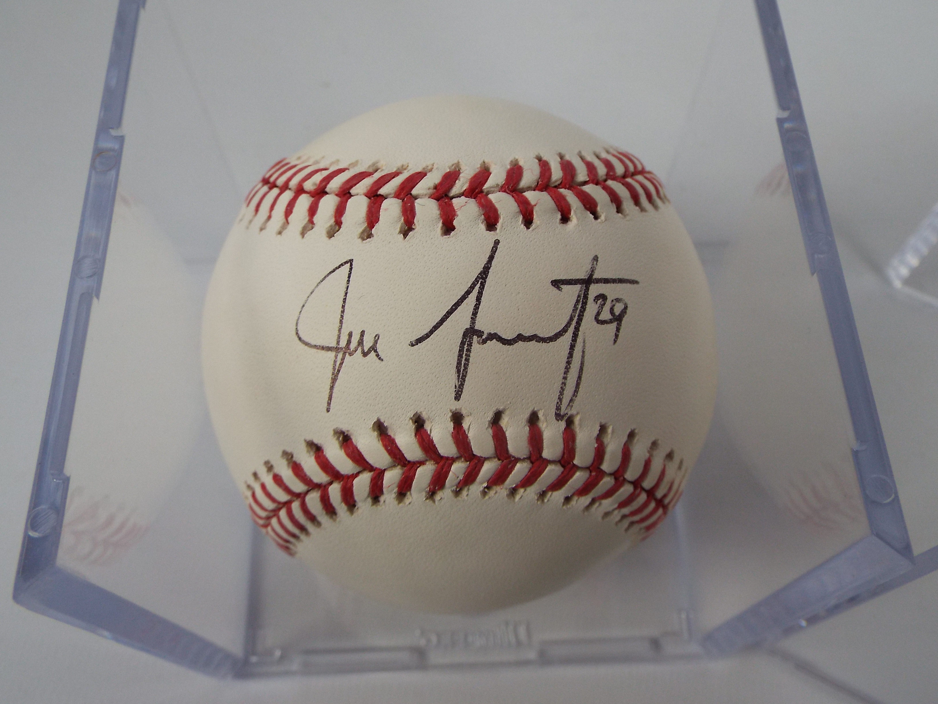 A signed Rawlings baseball contained in - Image 2 of 4