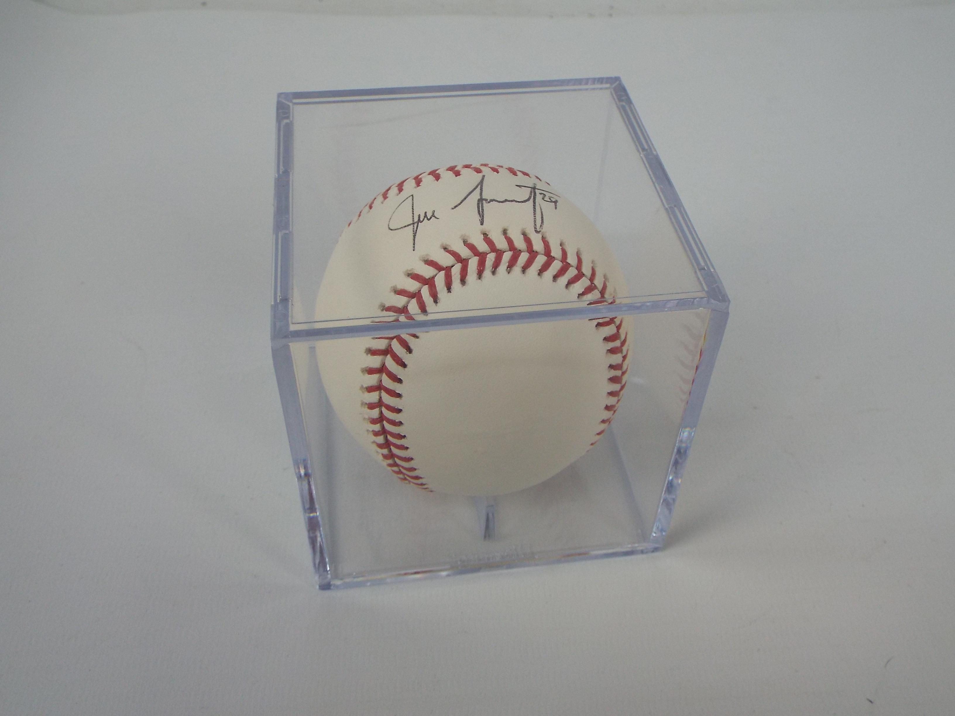 A signed Rawlings baseball contained in - Image 4 of 4