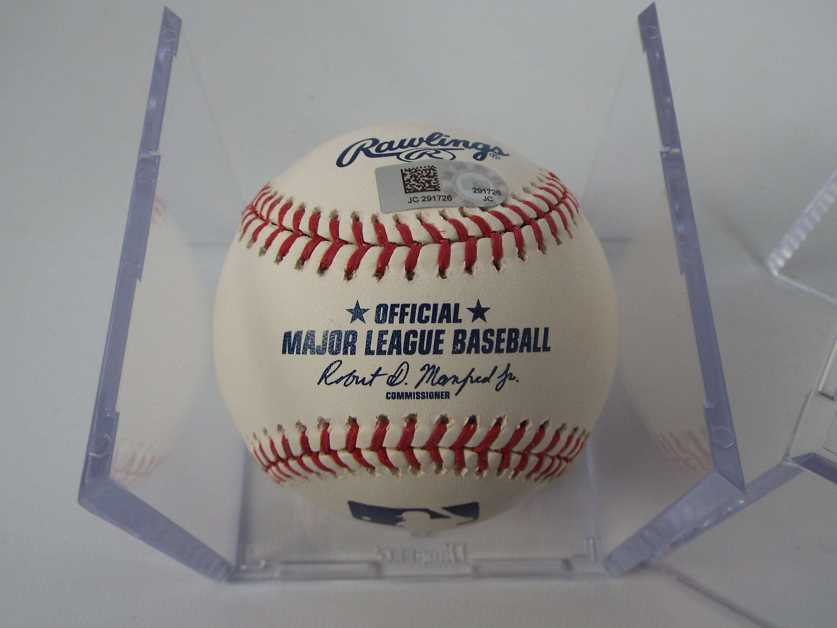 A signed Rawlings baseball contained in - Image 3 of 4