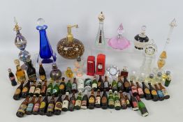 Lot to include perfume bottles, decanter