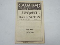 Gateshead Football Programme, Home issue