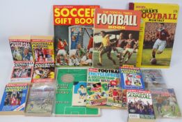 Football Items, A box of Football Annual