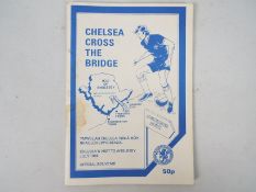 Signed Chelsea Football Programme, Away