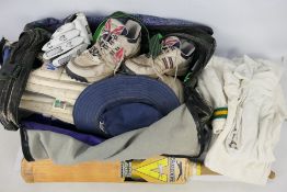 A cricket bag containing a quantity of a