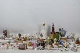 A quantity of mixed ceramics to include crested ware, Noritake, Lilliput Lane and other.