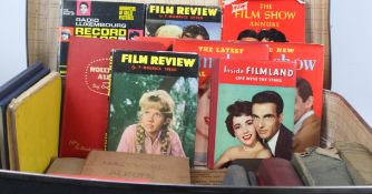 A quantity of vintage publications to include movie / film related annuals comprising Film Review,