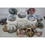 A quantity of military related and other Danbury Mint collector plates.