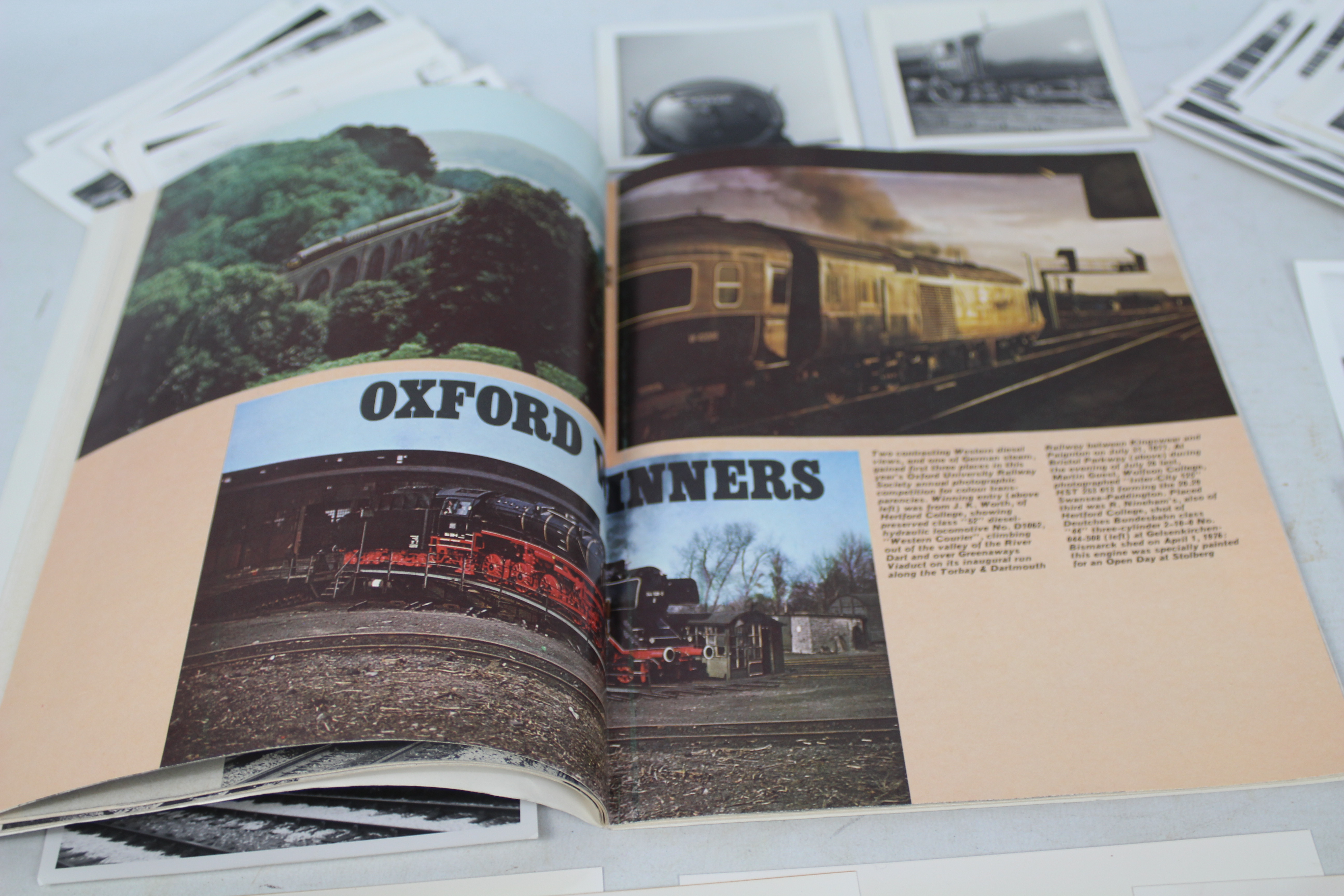 A 1978 issue of Railway Magazine and a collection of train / rail related photographs. - Image 2 of 2