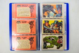 Trade Cards - Batman A&BC, pink back (no fan panel),