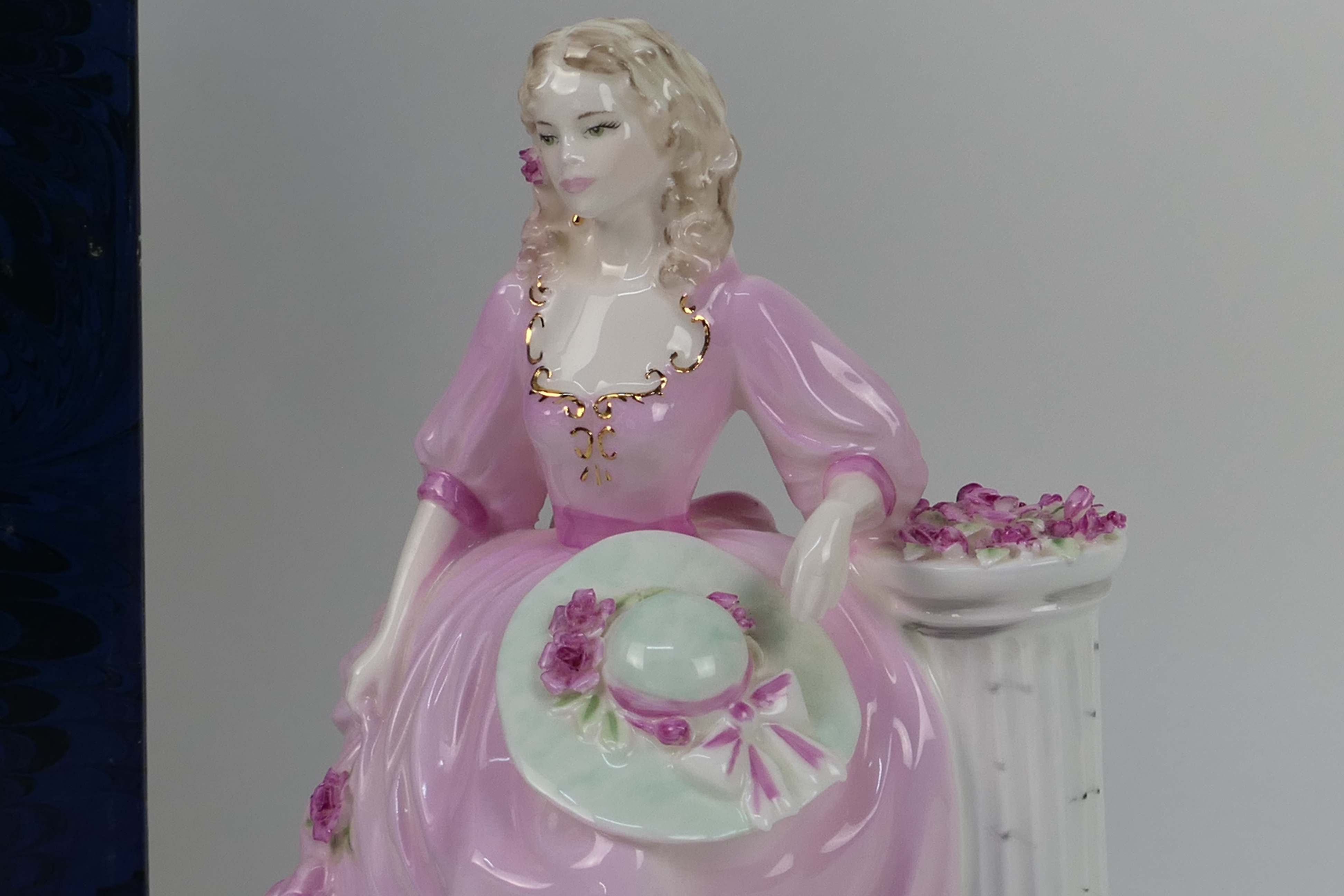 Coalport - A boxed limited edition lady figure from the English Rose Collection 1992, May Queen, - Image 3 of 6