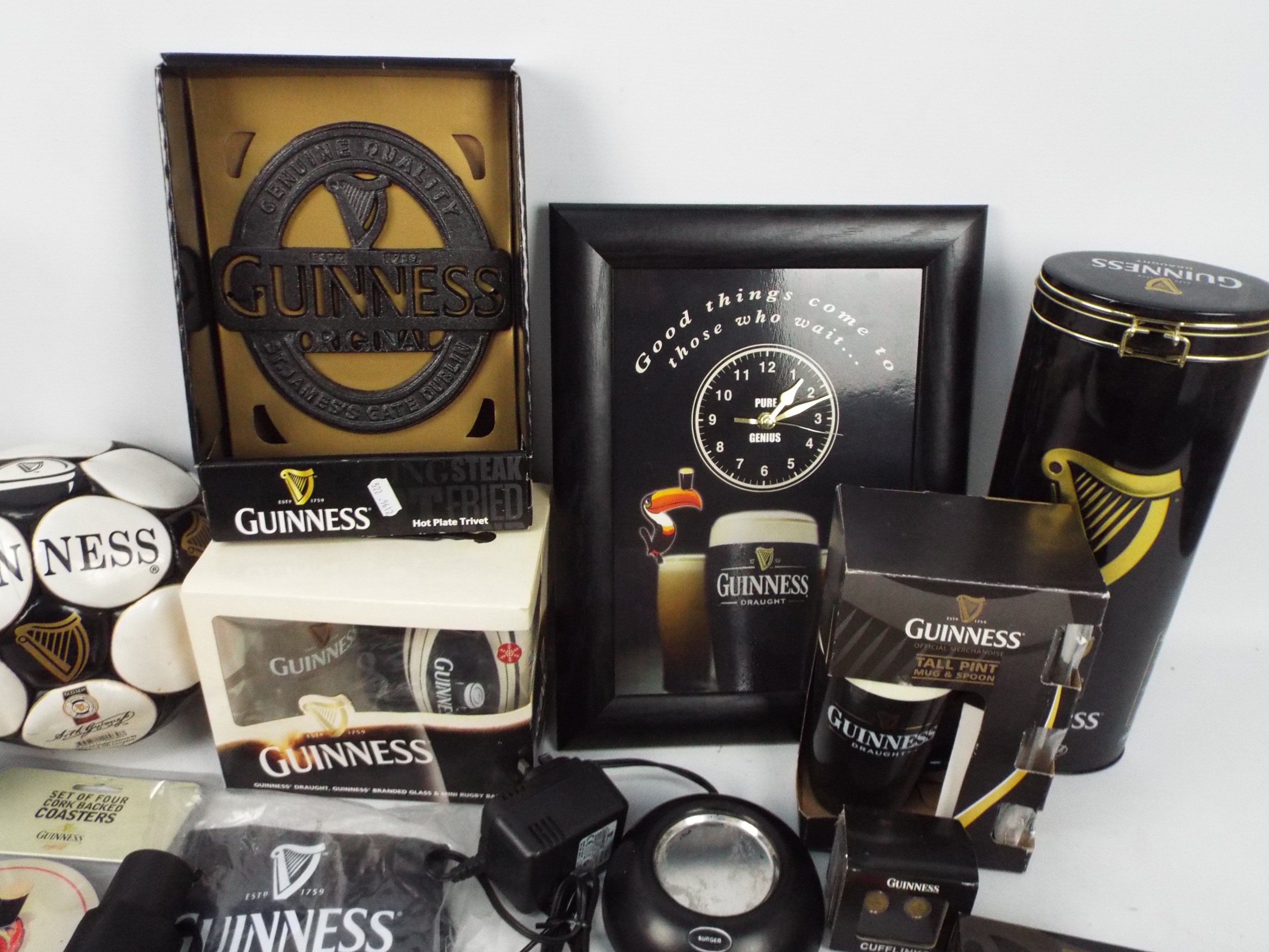 Guinness - A mixed lot of Guinness branded collectables to include gift sets, football, inflatable, - Image 3 of 4