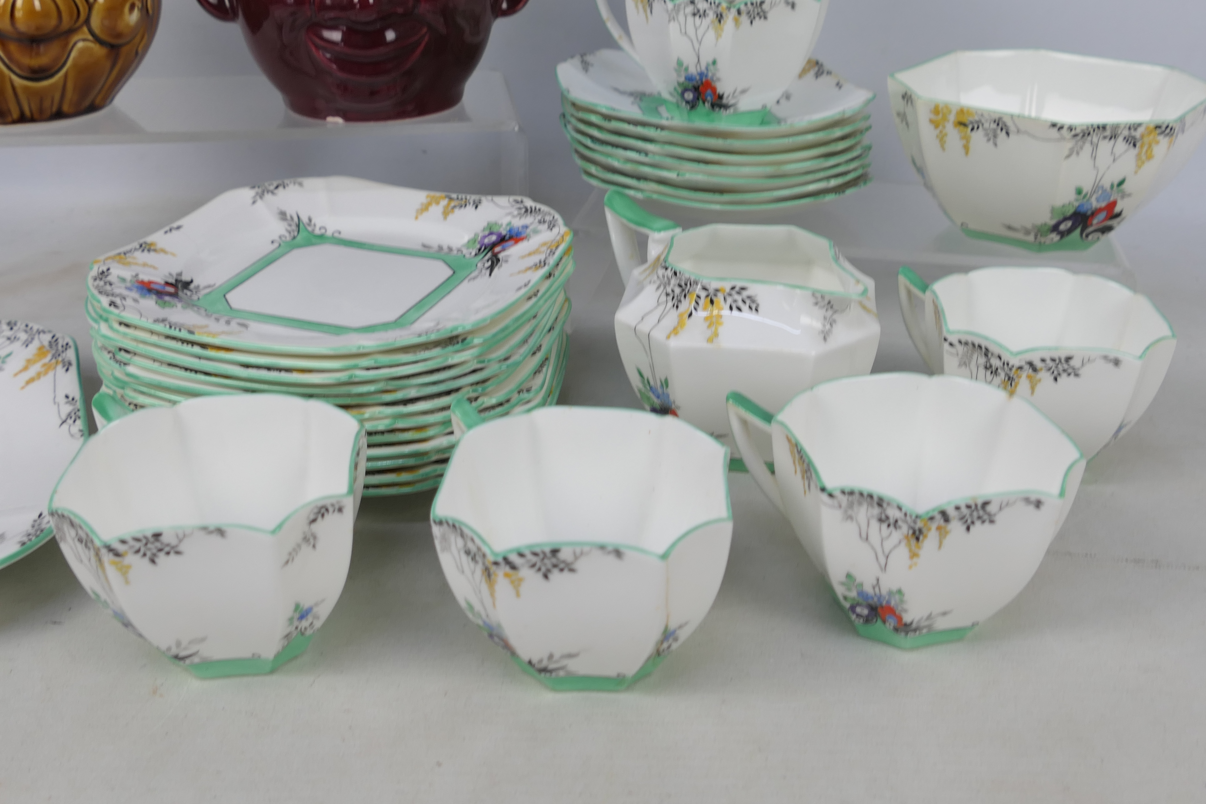 Shelley - A part tea service with floral decoration, - Image 5 of 6