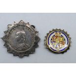 A Victorian double florin, 1887,