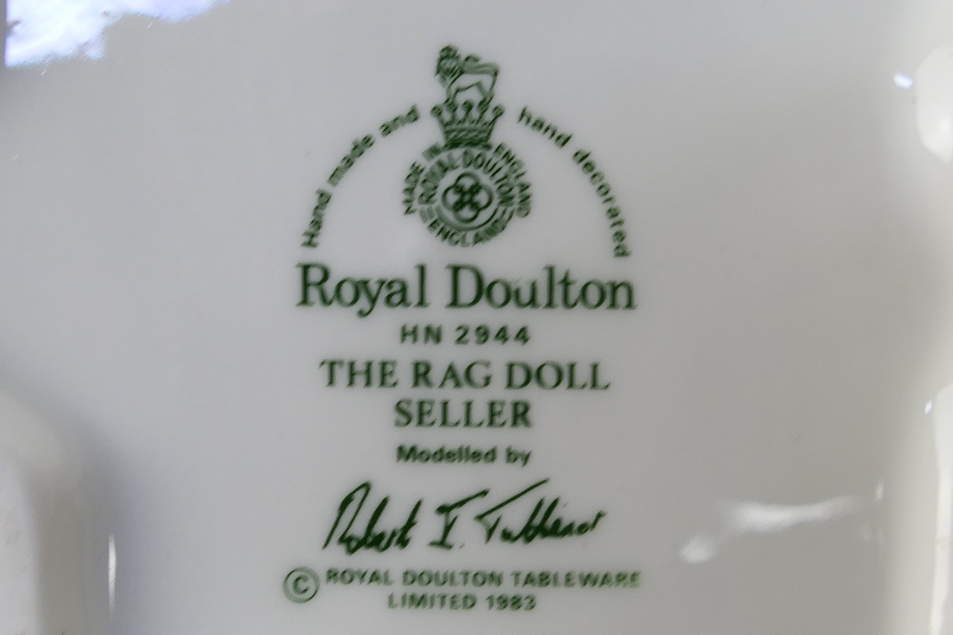 Royal Doulton - Two boxed figures comprising # HN2017 Silks And Ribbons and # HN2944 The Rag Doll - Image 6 of 6