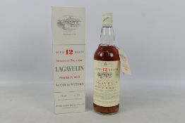 Lagavulin 12 Year Old, White Horse Distillers Ltd, 43% ABV, 75cl, likely a 1980's bottling,