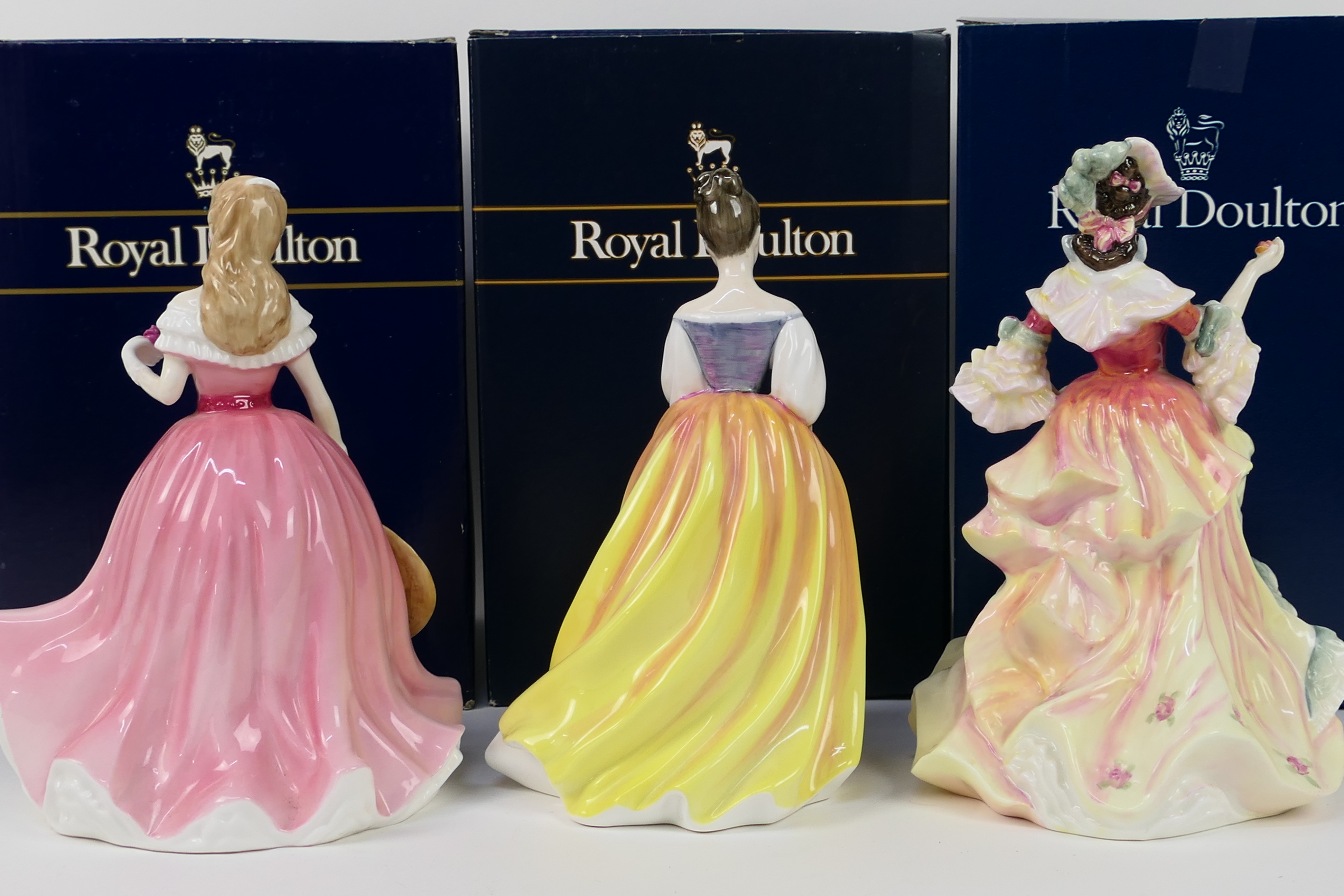 Royal Doulton - Three boxed lady figures to include Alexandra # HN3286, - Image 5 of 8