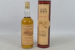 A 26⅔ fl oz bottle of Glen Moray 10 Years Old, 70° proof, level upper shoulder,