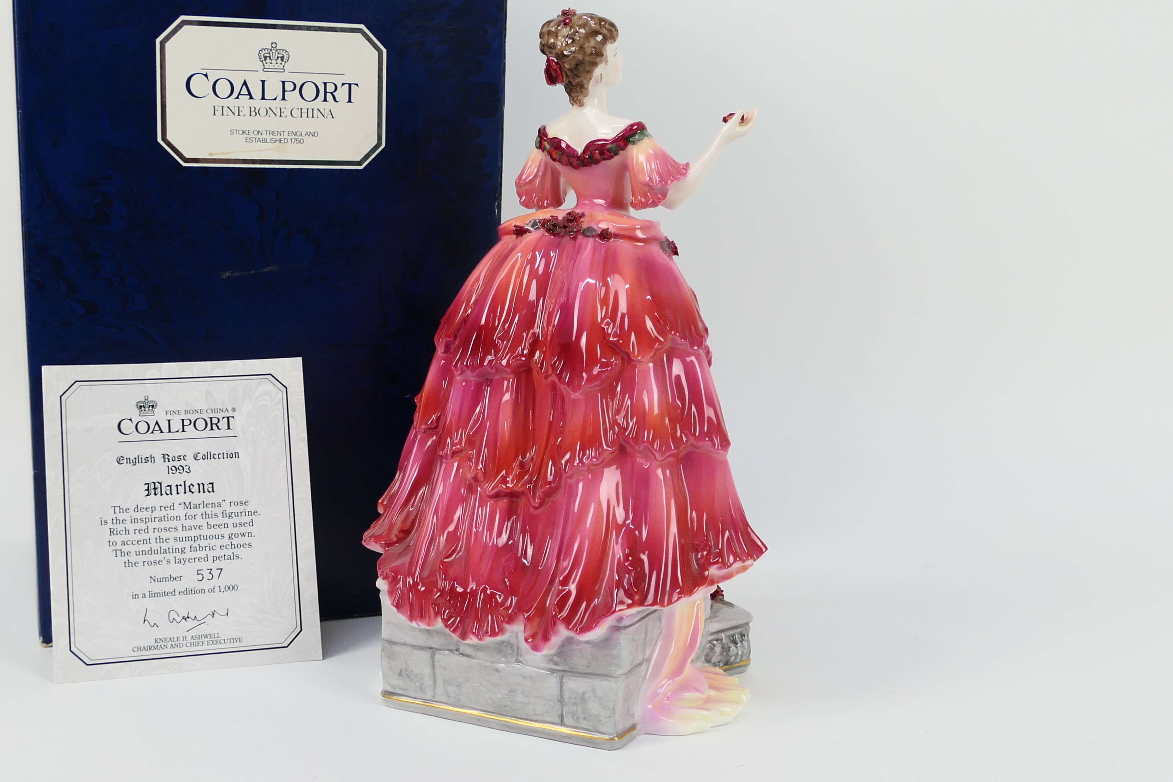Coalport - A boxed limited edition lady figure from the 1993 English Rose Collection entitled - Image 4 of 6