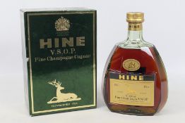 Hine - A 100cl bottle of Hine Fine Champagne VSOP Cognac, 40% vol, contained in presentation box.