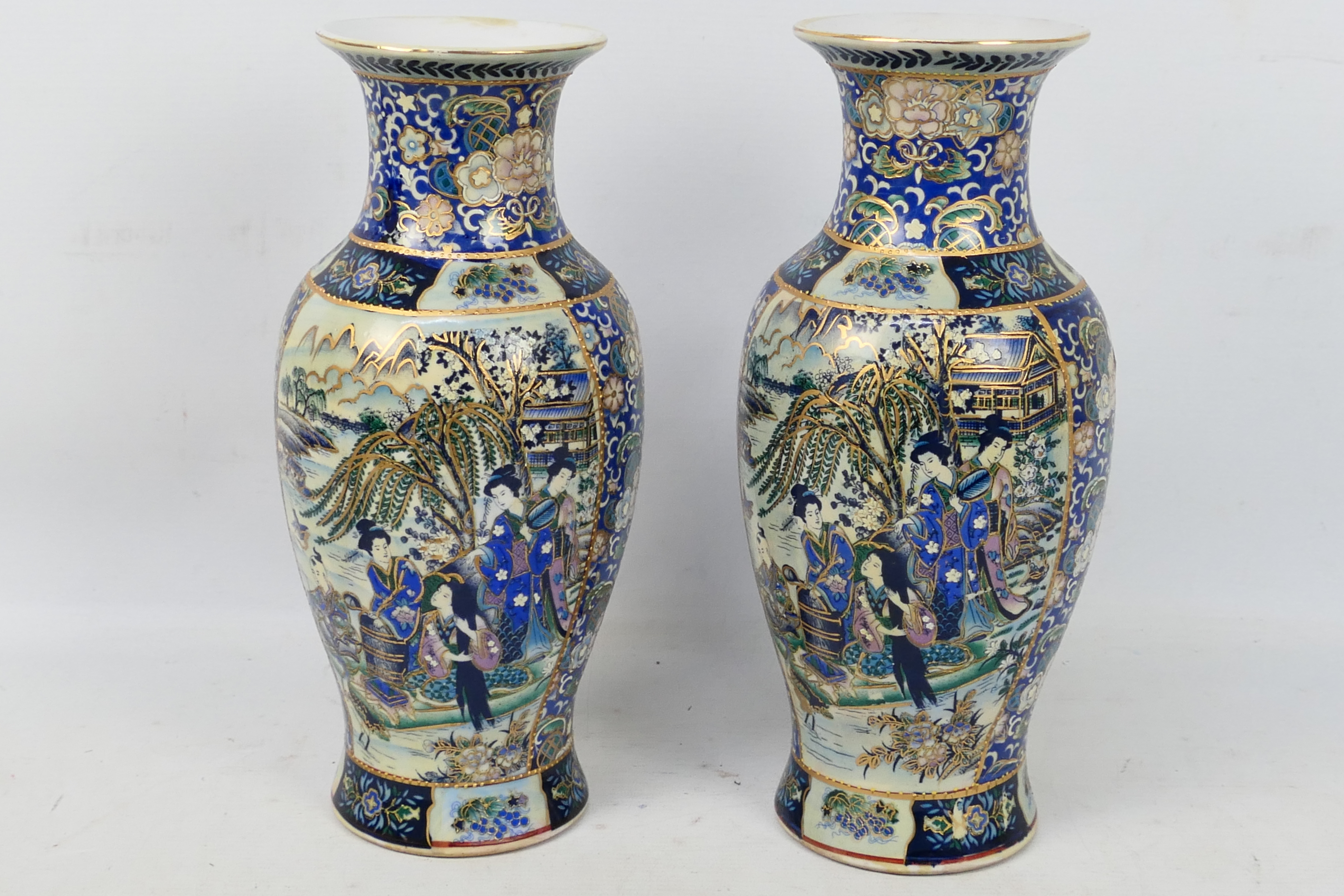 Lot to include a pair of Chinese vases, 30 cm (h), covered steins and Delft wares. - Image 8 of 16