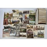 Deltiology - In excess of 600 mainly early period UK cards to include real photos and street scenes.