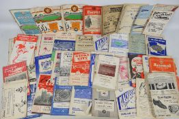 A collection of various 1950's football programmes, approximately 120 in total.