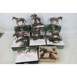 Seven boxed Atlas Editions model racehorses, The Sport Of Kings edition, comprising Shergar (x2),