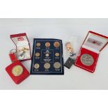 Mixed collectables to include Liverpool Football Club commemorative medals / medallions,