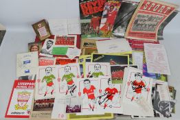 Liverpool Football Club - A quantity of memorabilia and ephemera relating to Liverpool FC,