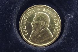 1/10 Kruerrand - fyngoud 1/10 oz fine gold, 1983,