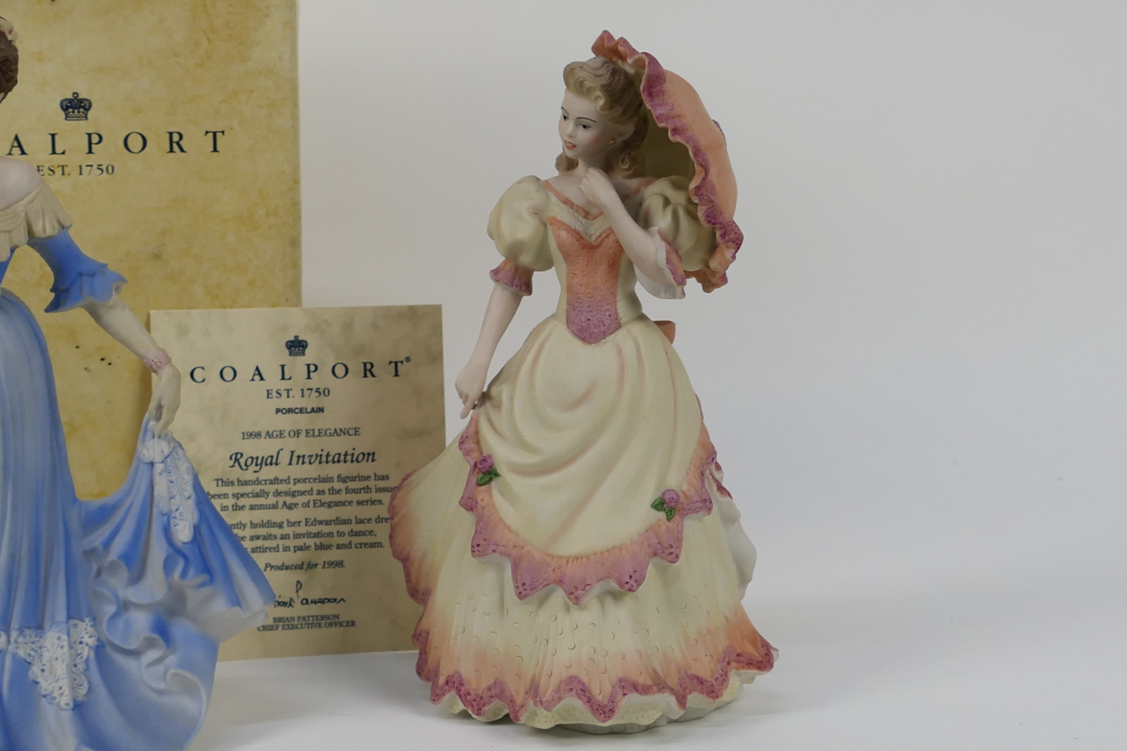 Coalport - Three figures from the Age Of Elegance collection comprising Royal Invitation, - Image 4 of 7