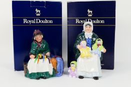 Royal Doulton - Two boxed figures comprising # HN2017 Silks And Ribbons and # HN2944 The Rag Doll