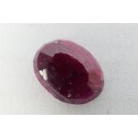 A 9 carat loose ruby, 1.8 grams.