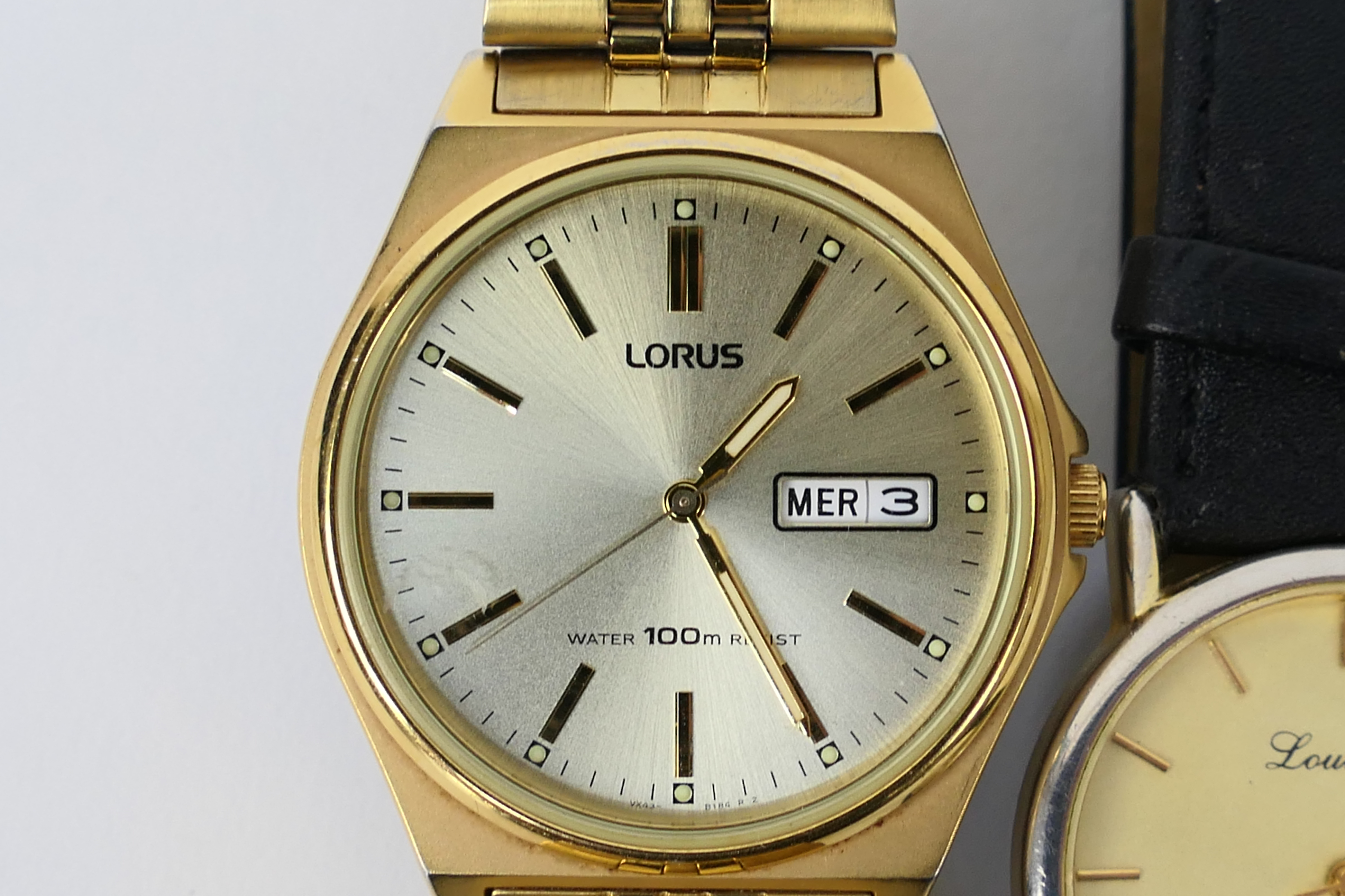 Three wrist watches to include Lorus, Hugo Boss and other. - Image 2 of 4