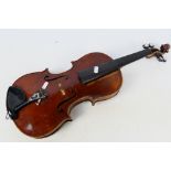 Violin, no label to the interior, 60 cm (l).