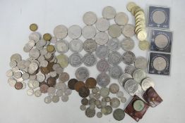 UK coins comprising 15 commemorative £5 coins, 11 £2 coins,