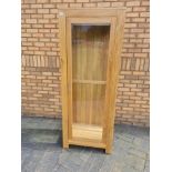 A good quality single door, light oak di