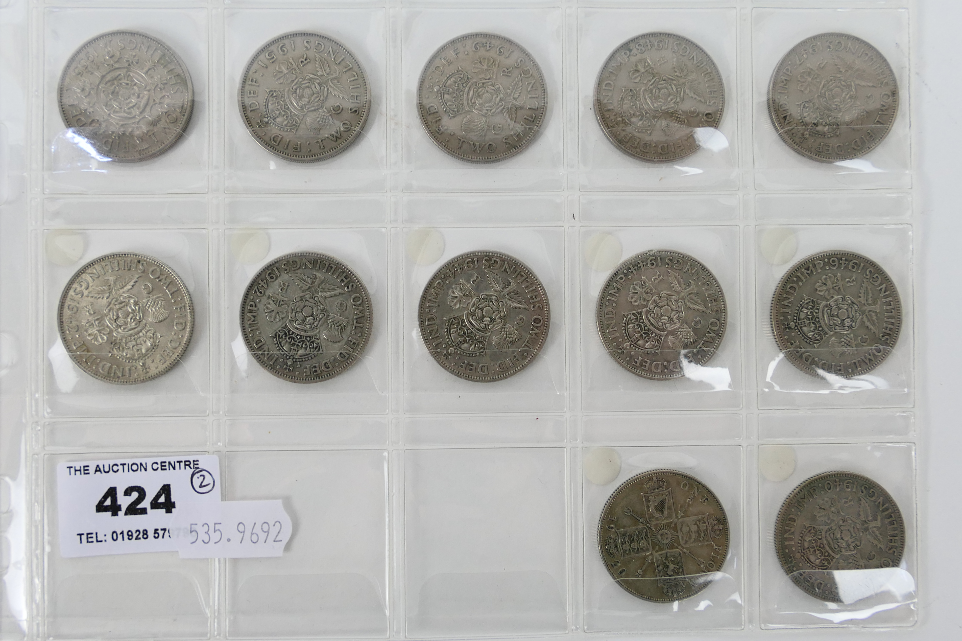 Silver Coins - Lot to include 12 silver - Image 4 of 9