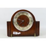 An Art Deco styled oak cased Westminster