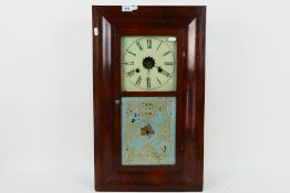 American weight driven 30 hour shelf clock by Jerome & Co.